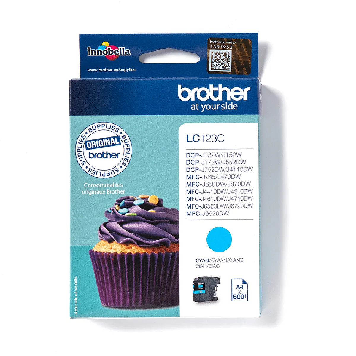 Brother LC123C Cyan Original