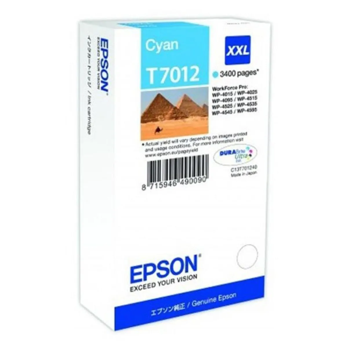 EPSON - ENCRE CYAN XXL