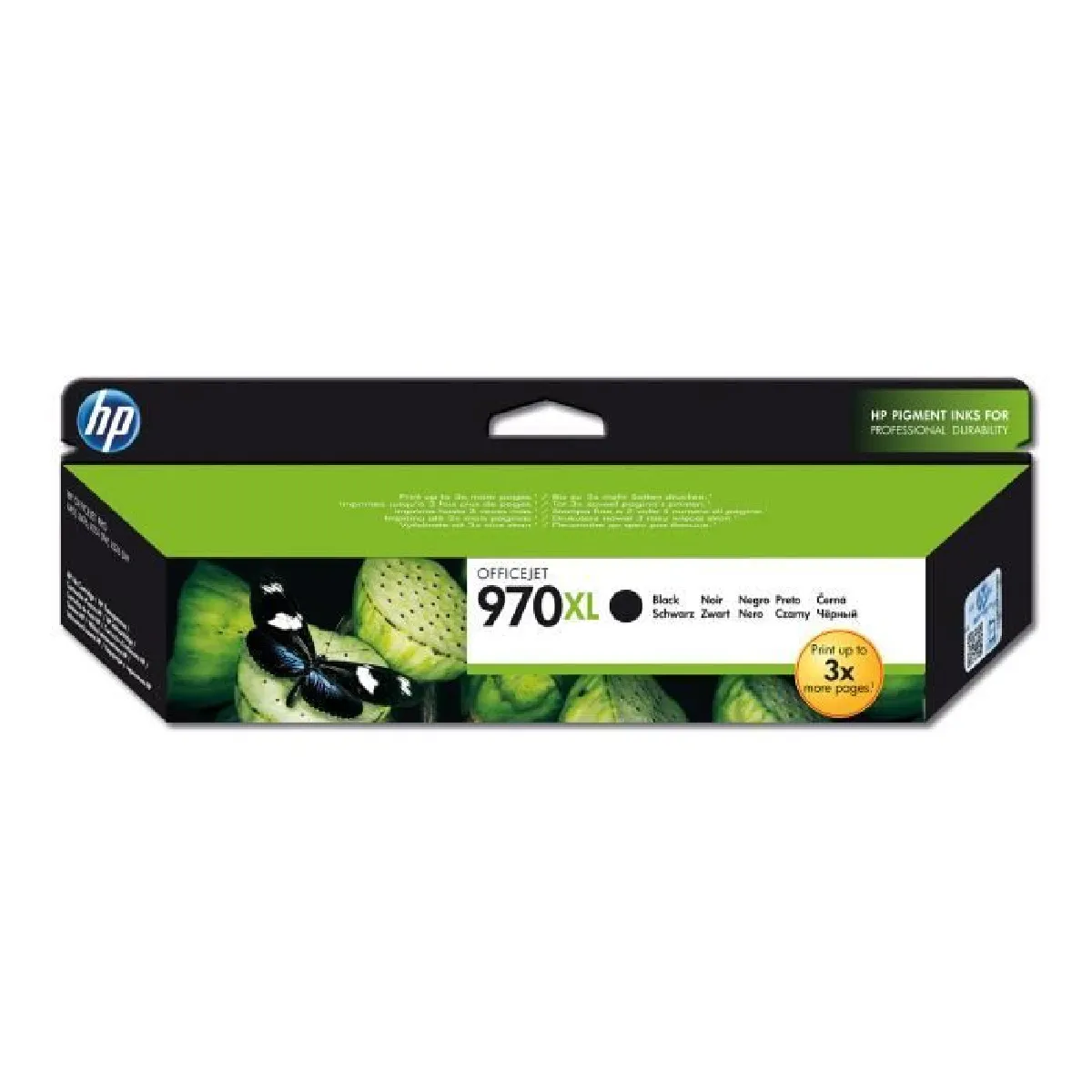 CN625AE - Cartouche authentique d'encre noire XL haute capacité HP 970XL