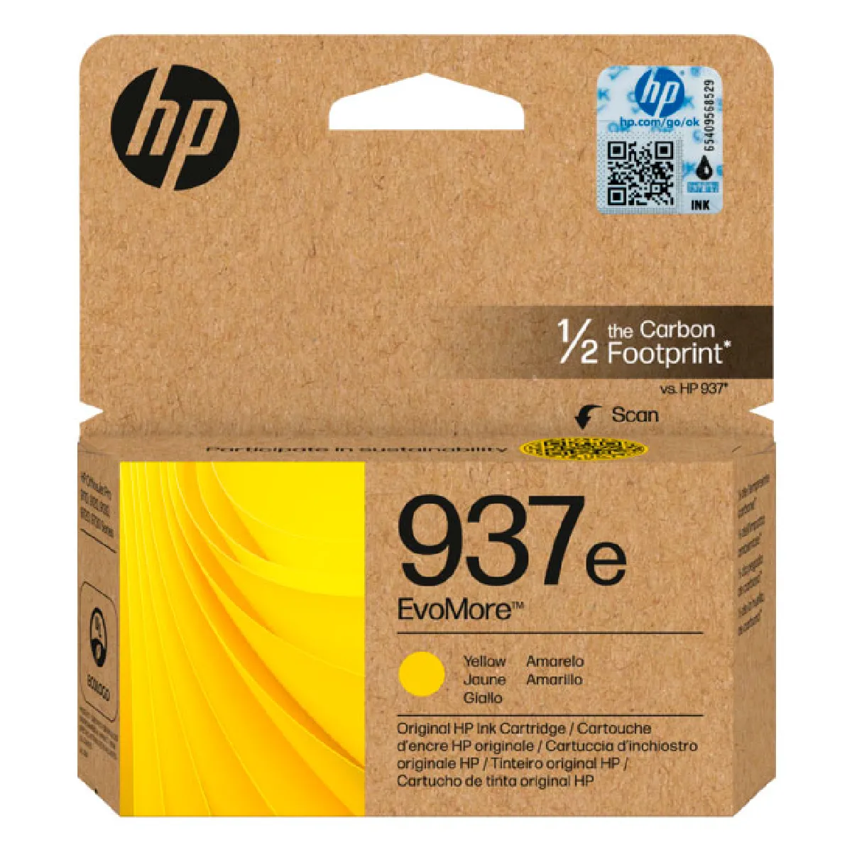 HP 937e Jaune EvoMore