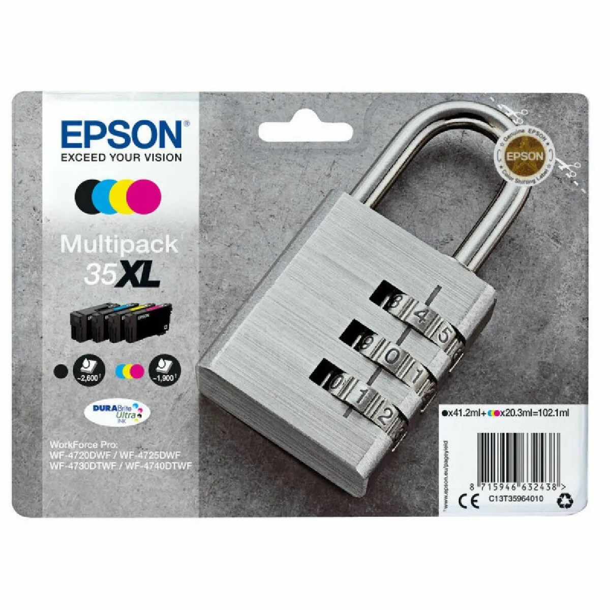 Epson Cadenas Multipack 35XL - vue 2