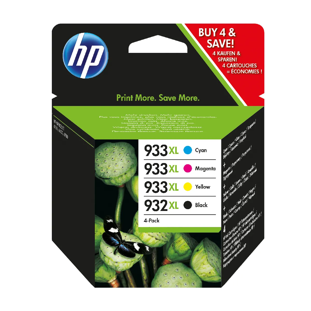 Hp Cartouches d'encre - Pack 4 couleurs
