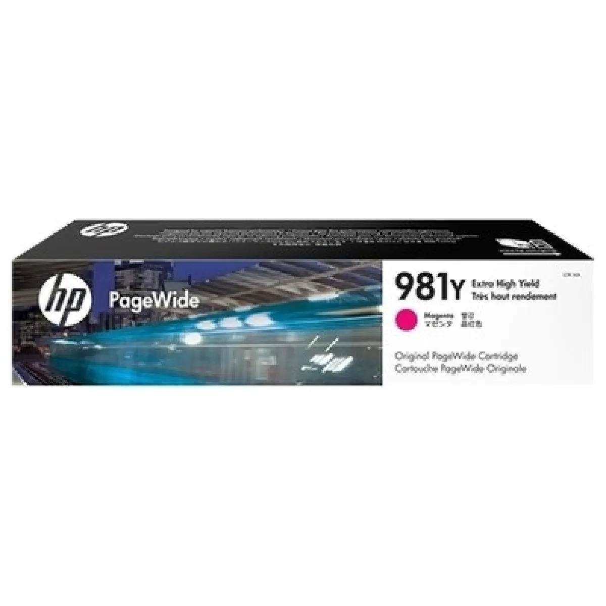 HP Cartouche Jaune L0R15A - vue 4