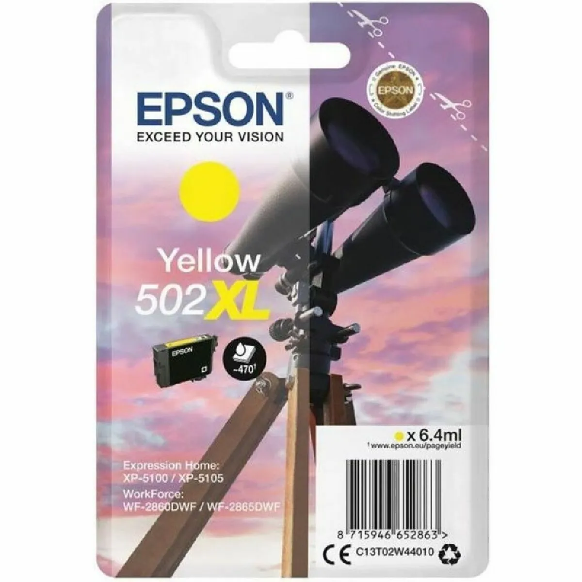 Epson Cartouche d'encre 502XL - Jaune