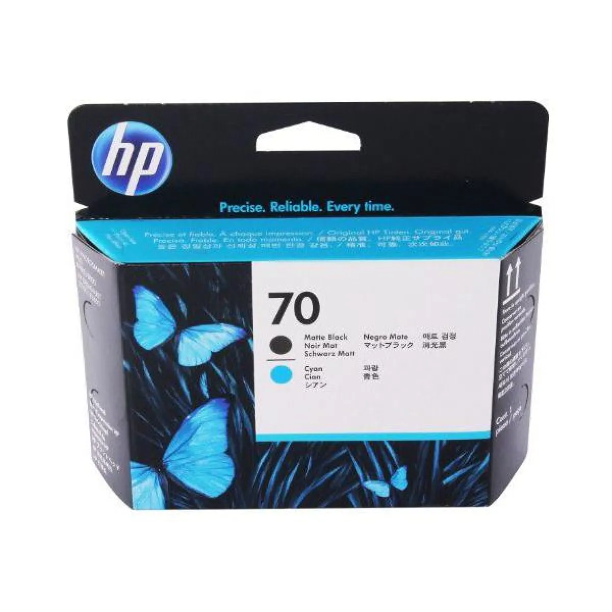 HP 70 Tête d'impression et Cyan HP