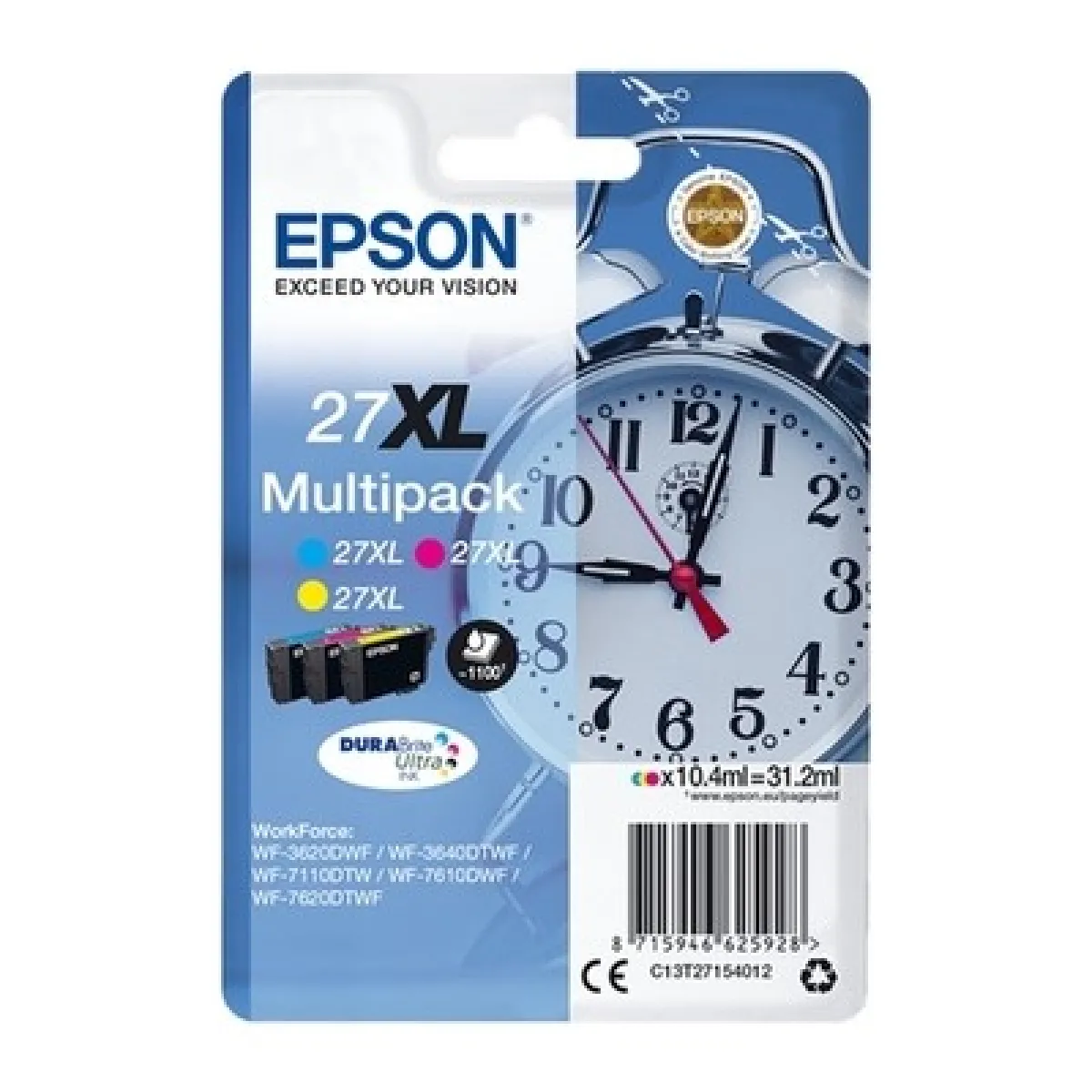 Epson Cartouches d'encre 27XL CyanJaune