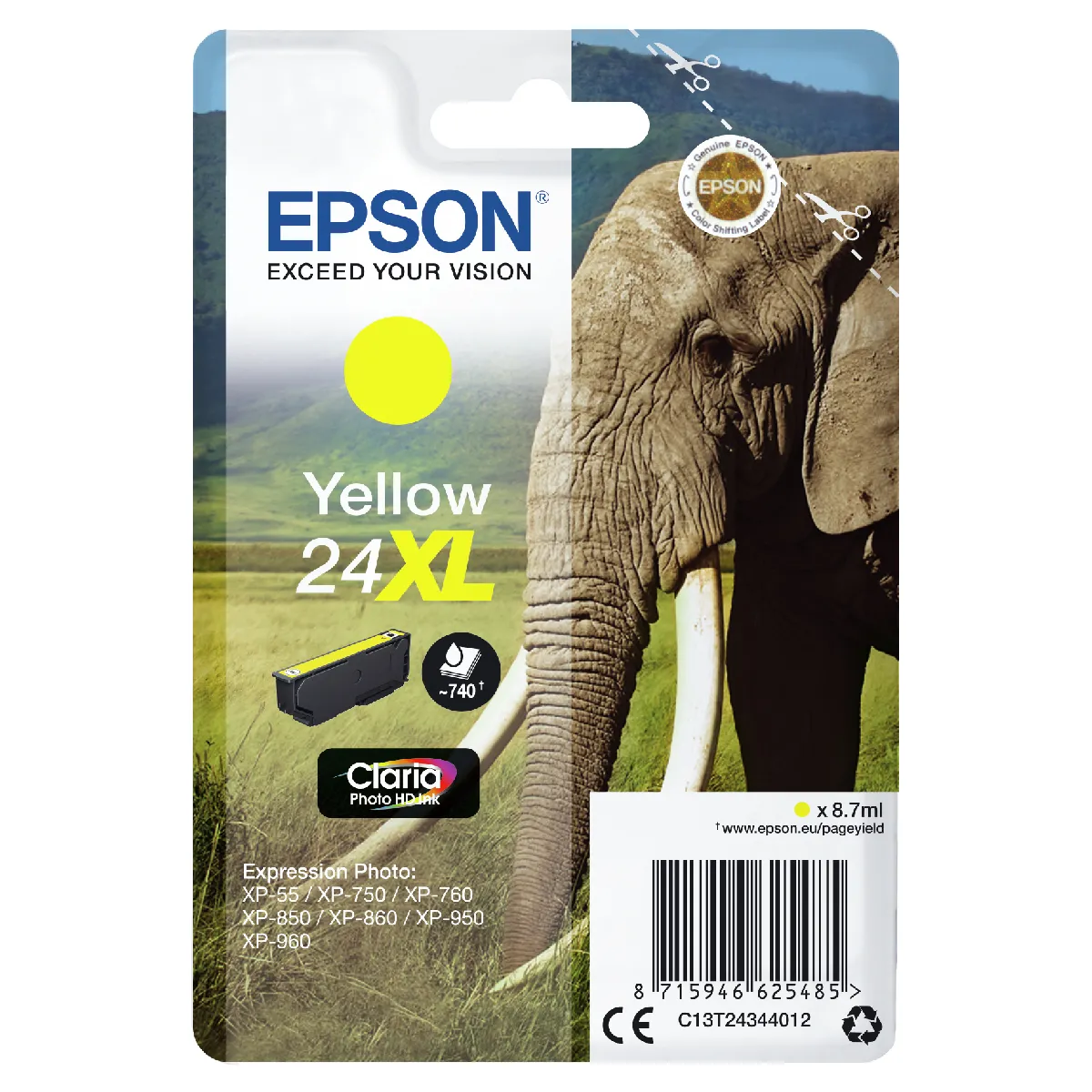 Epson 24XL Cartouche d'encre jaune