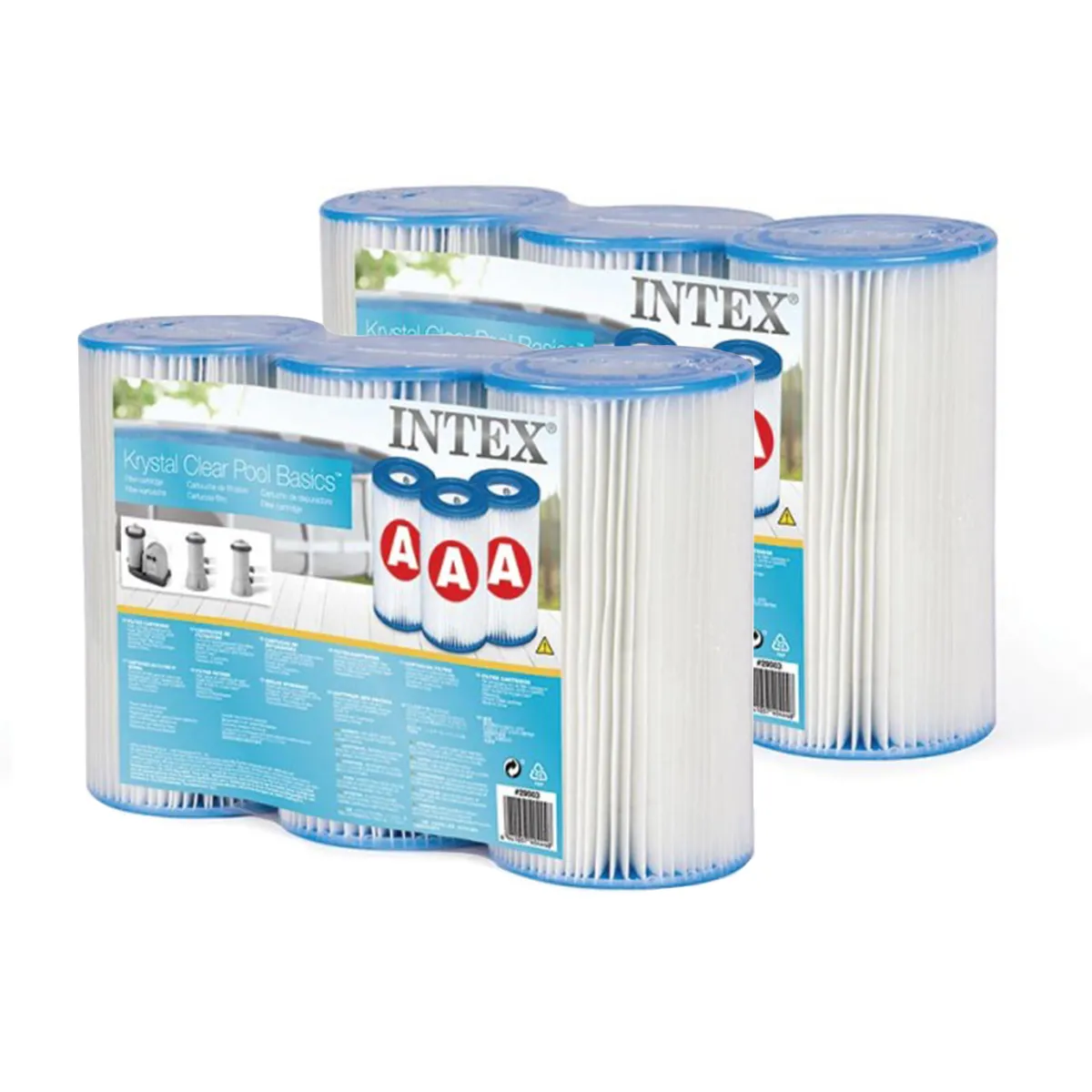 Intex Cartouches Filtration Type A - Lot de 6