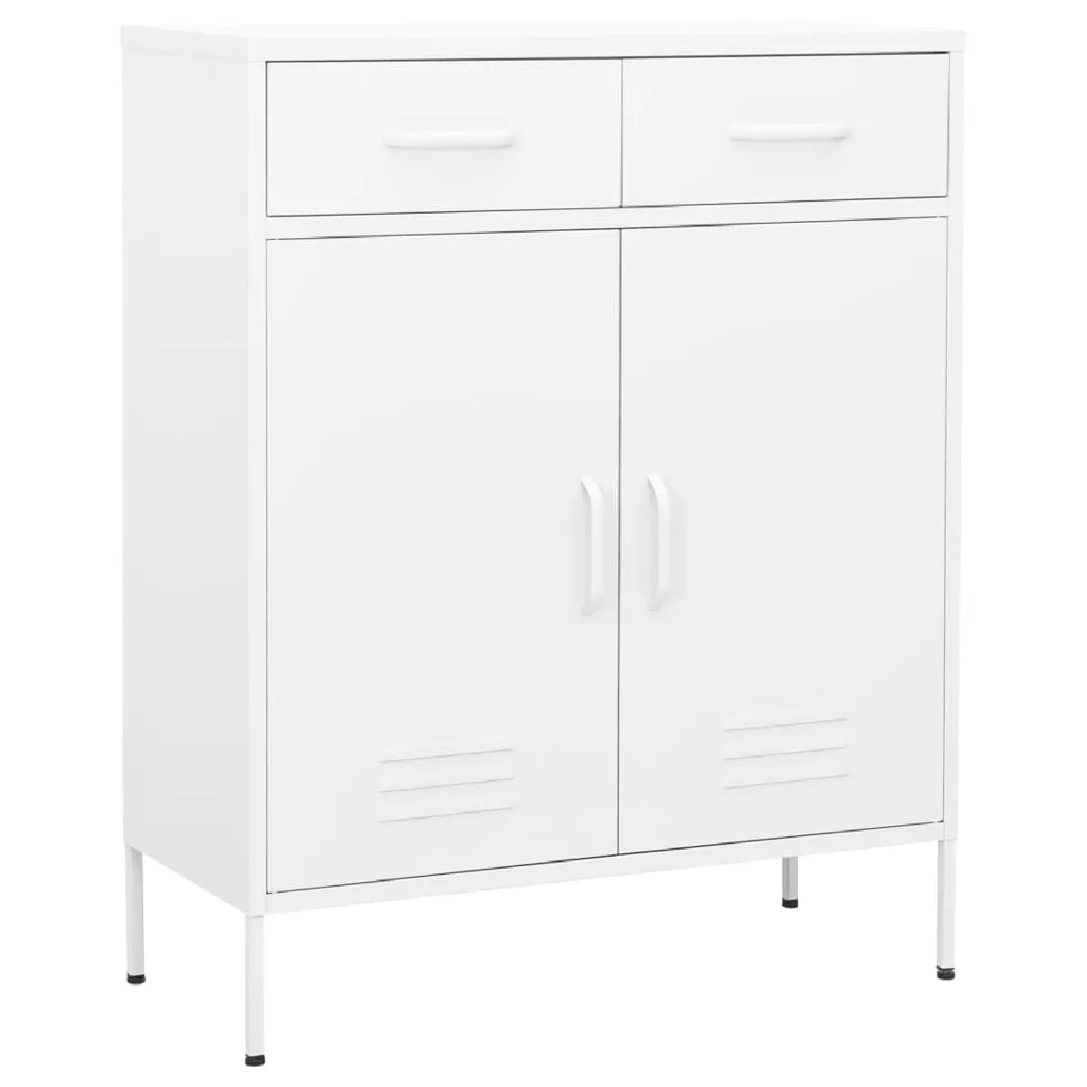 vidaXL Armoire de rangement Jaune moutarde 80x35x101 5 cm - vue 3