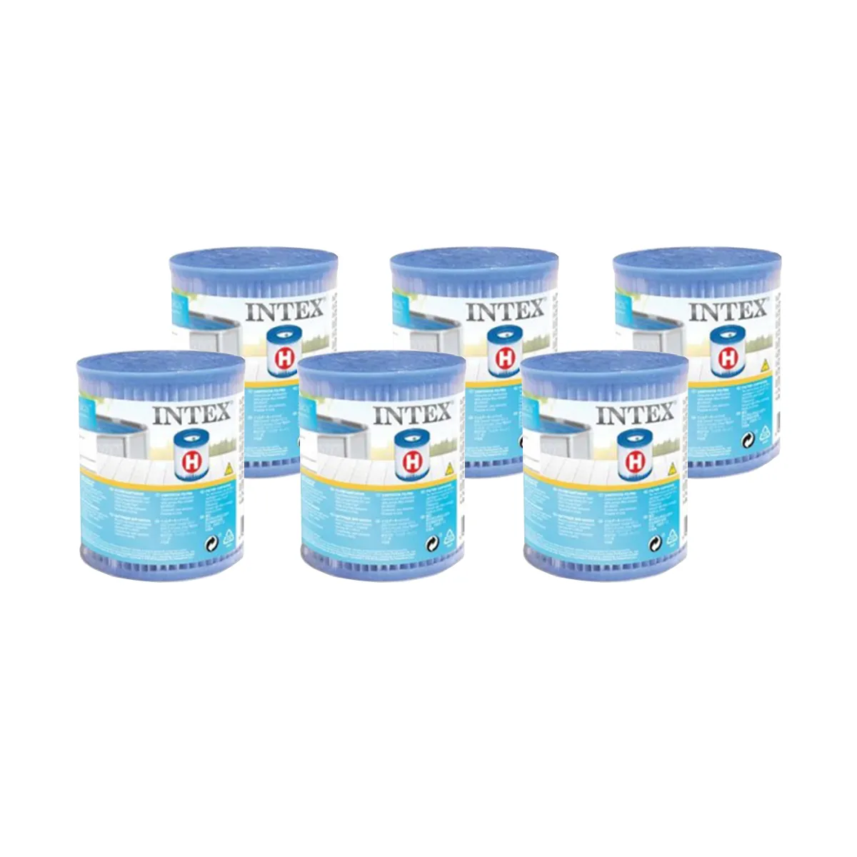 Intex Cartouches Filtration H Lot de 6