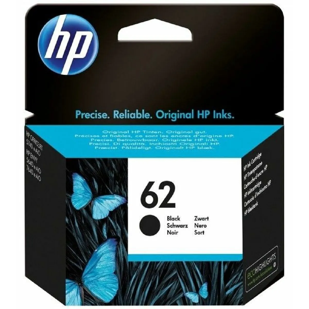 HP - Cartouche 62 - Encre noire - Imprimante - Image 2