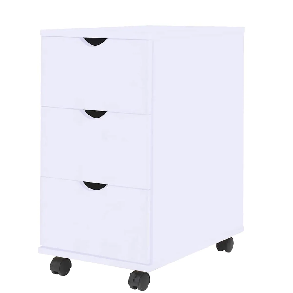 Vidaxl Blanc Meuble À Tiroirs 33 X 45 X 60 Cm - Image 2