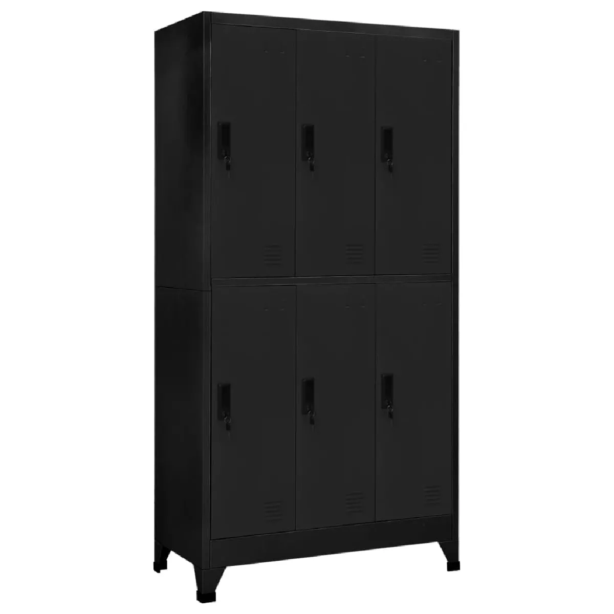 vidaXL Armoire à casiers acier - vue 3