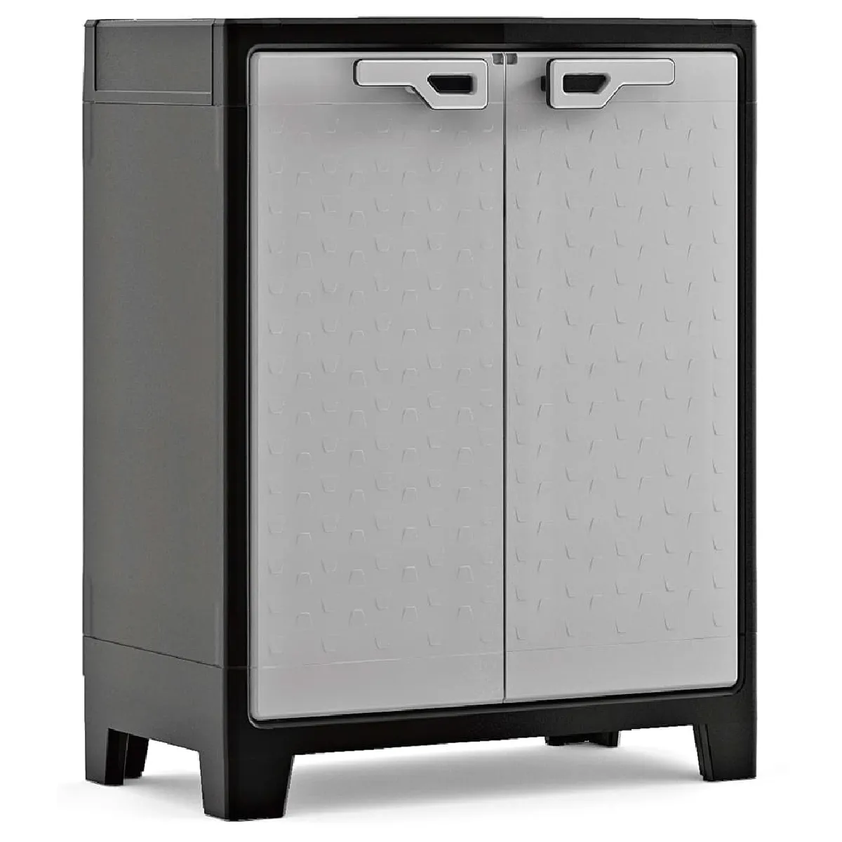 Keter Armoire Basse Titan Noir - Gris - Image 2