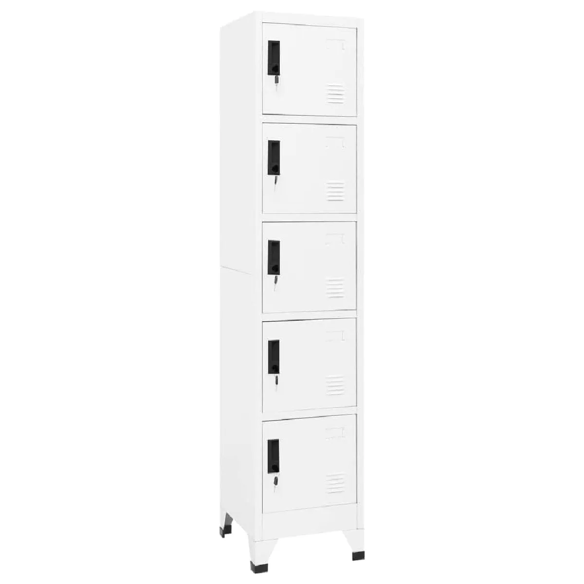 Vidaxl Blanc Armoire À Casiers