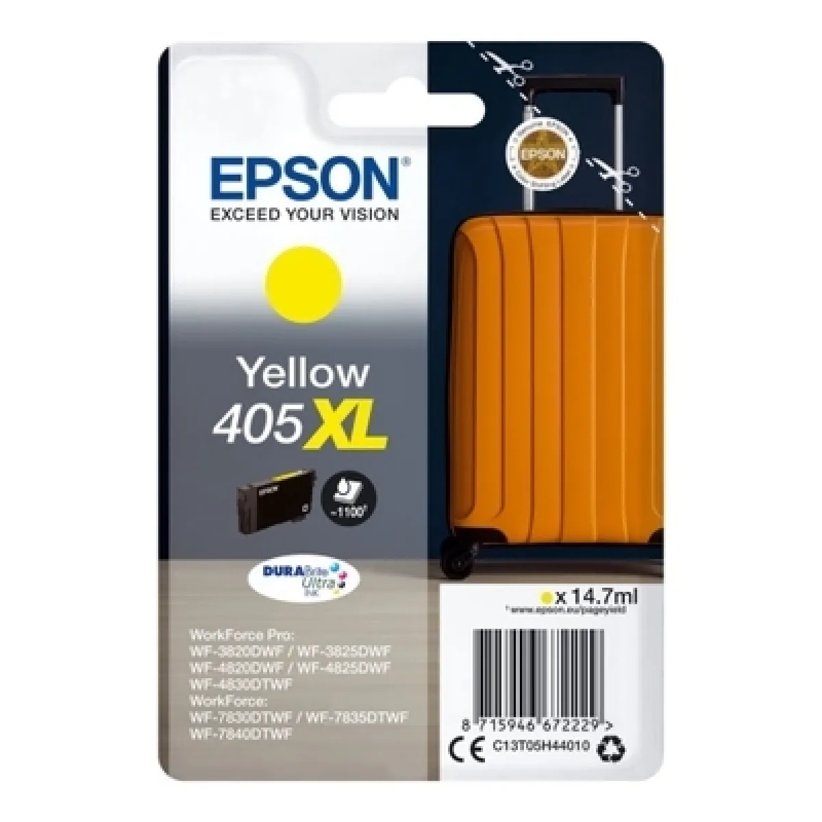 Cartouche d'encre Epson Valise 405 Jaune - vue 5