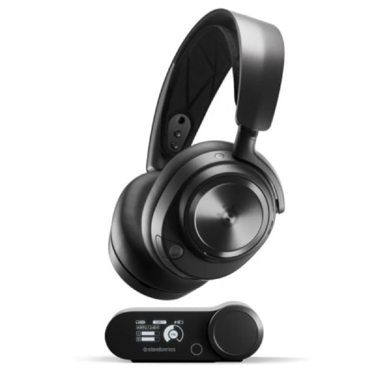 SteelSeries - Arctis Nova Pro Wireless - Casque Gaming - Multiplateforme - Suppression active du bruit - Bluetooth - Noir - Image 4