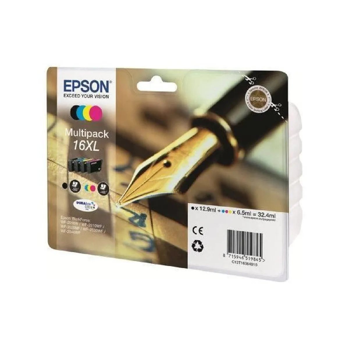 Epson Multipack 6 couleurs XL ''Stylo à plume'' - T1636