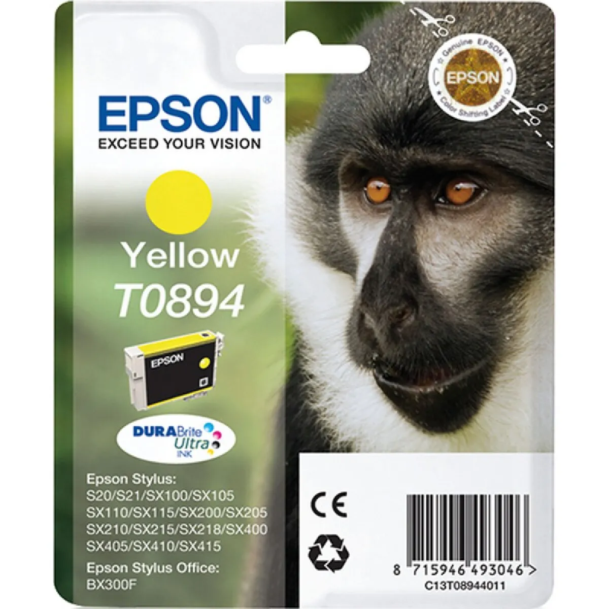 Epson C13T08944011 Cartouche Jaune - vue 8