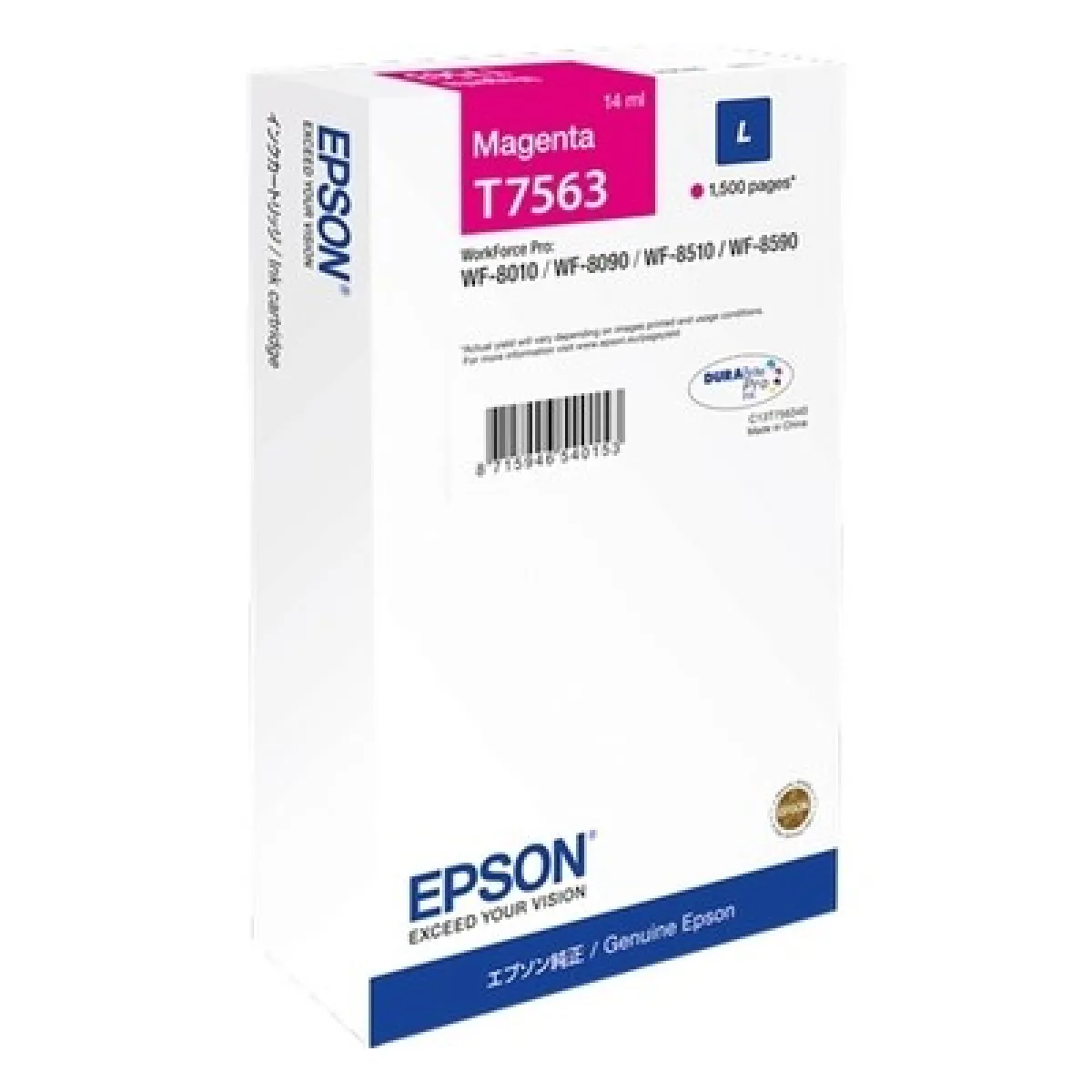 Epson T7563 C13T75634010 - vue 4