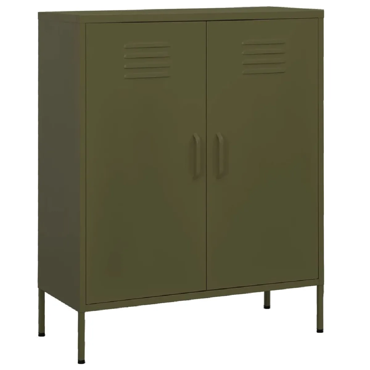 vidaXL Armoire de rangement Vert olive