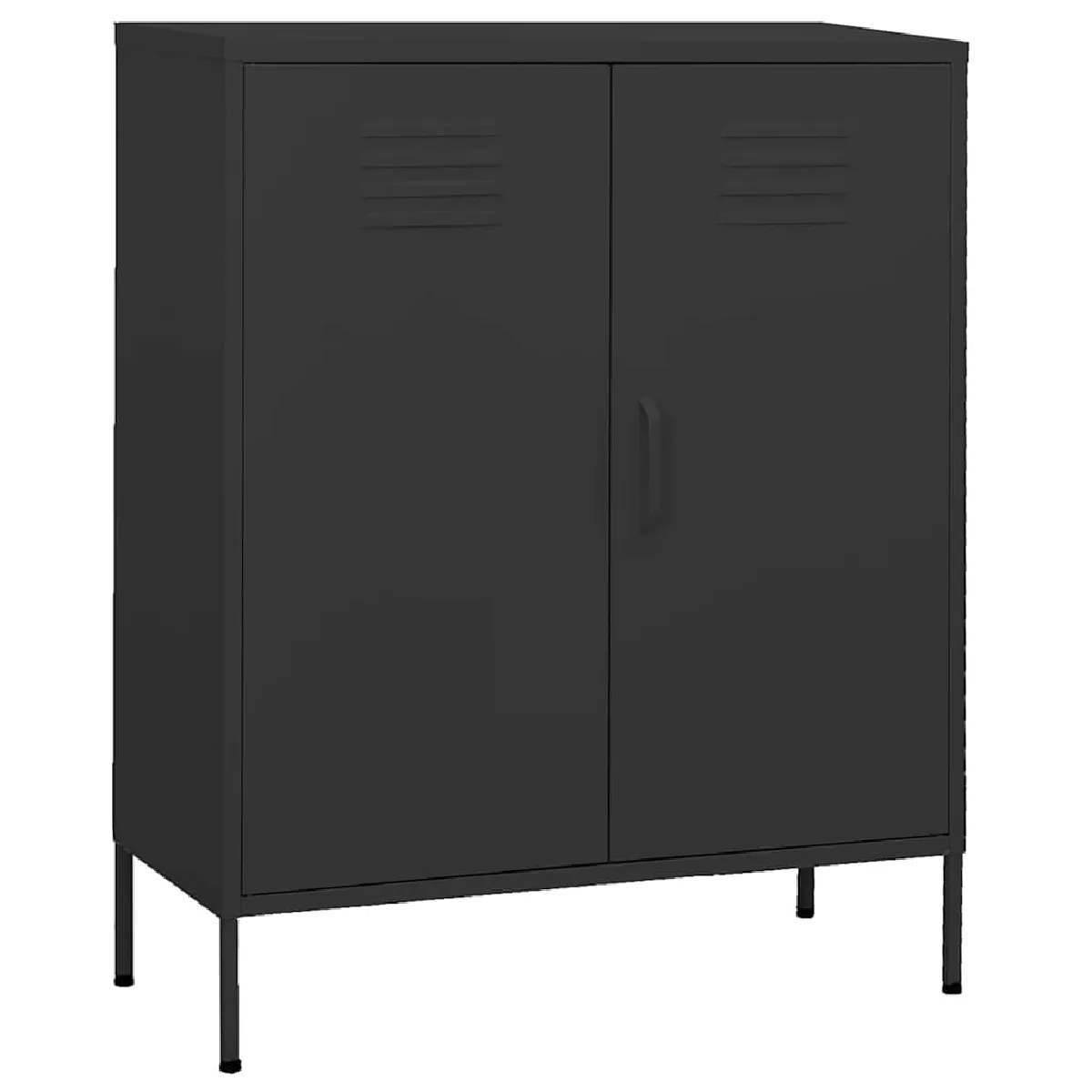 Vidaxl Armoire de rangement Anthracite 80x35x101,5 cm
