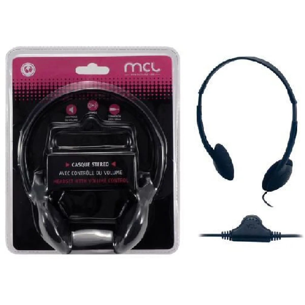 Mcl Samar Noir Csq-Head/Nz - Écouteurs - Circum-Aural - Filaire - Jack 3,5Mm - Image 5