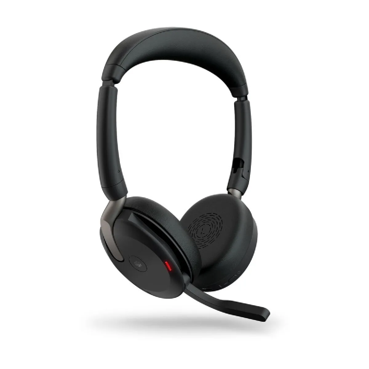 Jabra Noir Evolve2 65 Flex Casque Sans Fil Arceau Bureau/Centre D'appels Usb Type-C Bluetooth Socle De Chargement - Neuf - Image 3