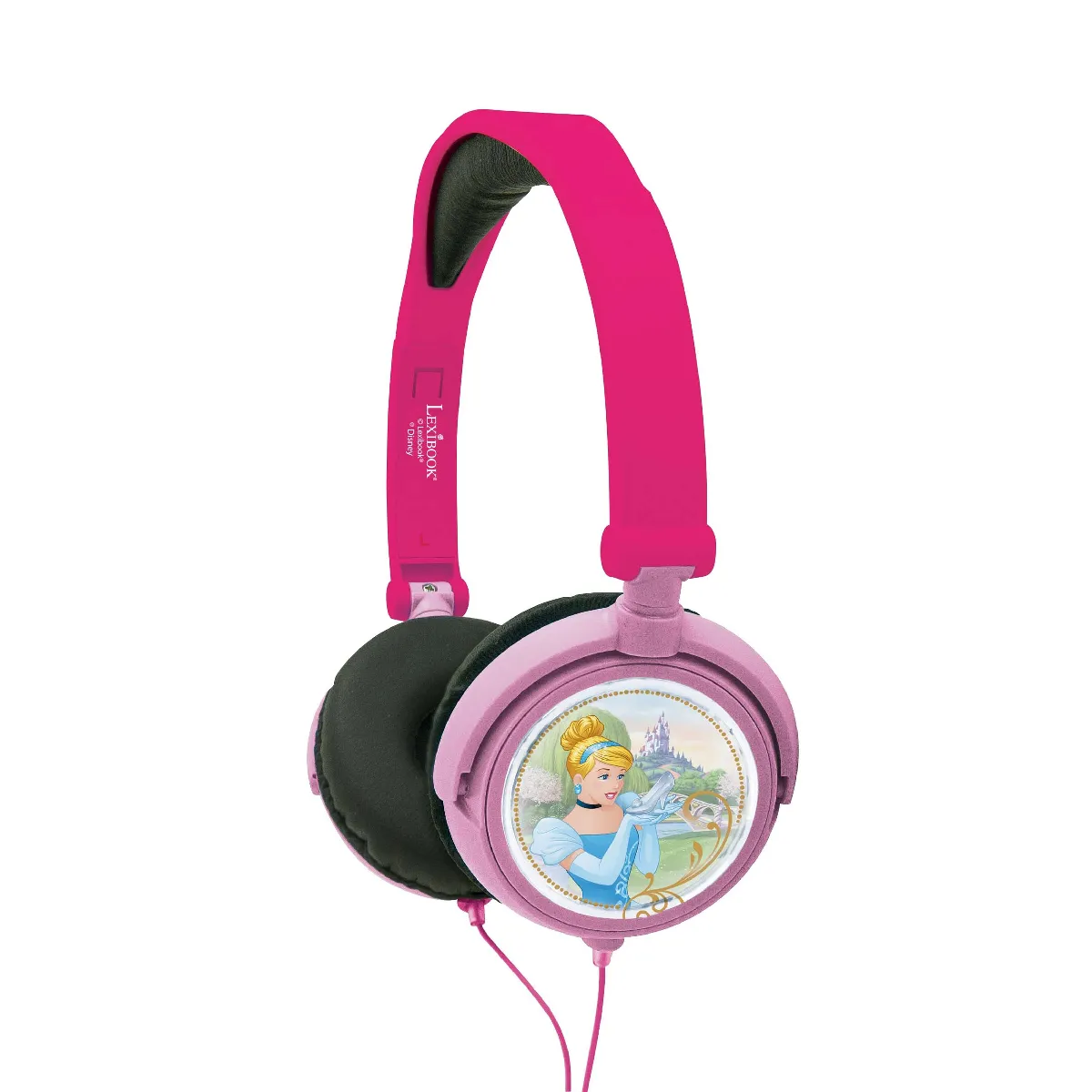 Casque Stéréo Lexibook Disney Princesses – Pliable, Limitation de Volume, Design Enfant - vue 2