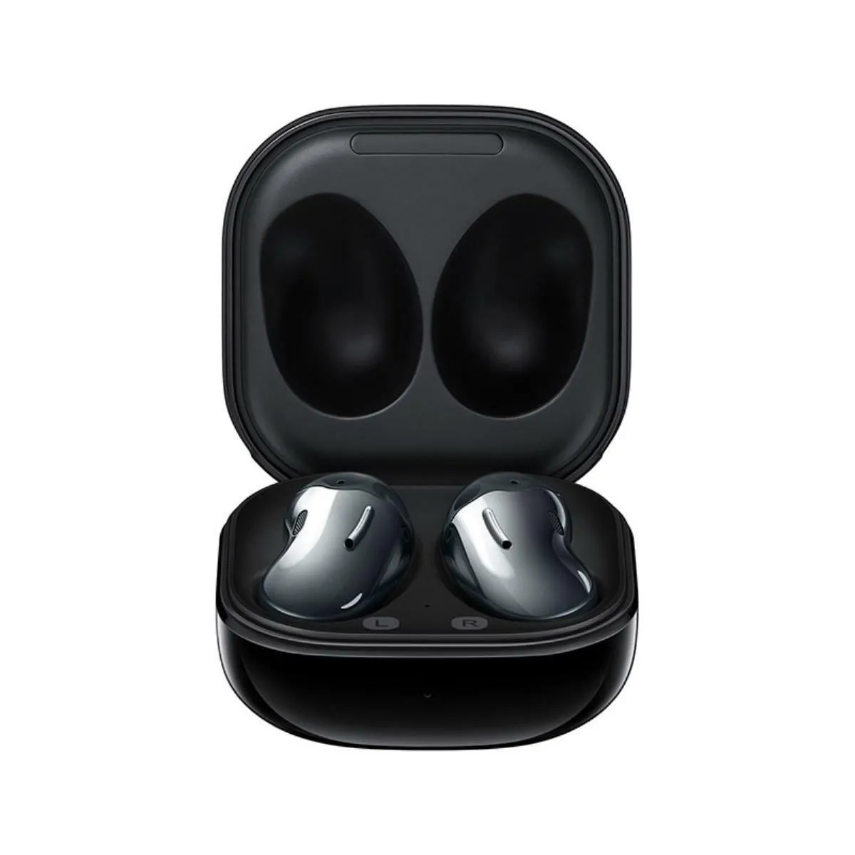 Samsung Écouteurs Bluetooth sans fil Galaxy Buds Live avec réduction du bruit ANC batterie longue durée son par AKG ajustement confortable version allemande chrome - vue 8