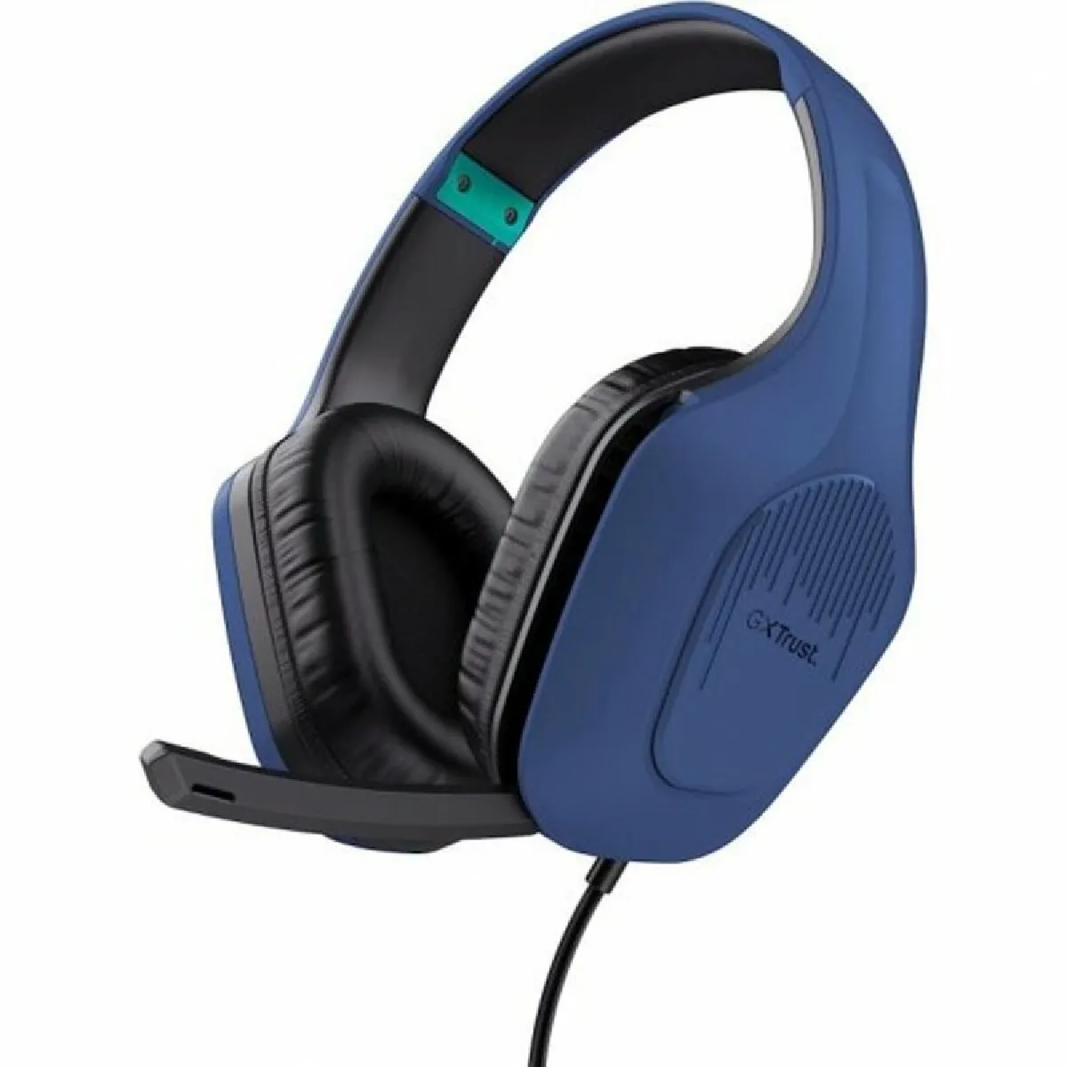 Trust Bleu Gxt 415B Zirox Casque Avec Fil Arceau Gaming - Neuf - Image 4