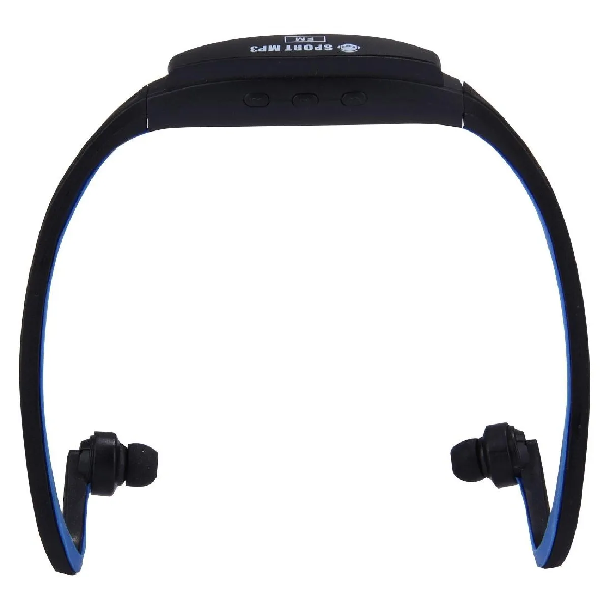 Yonis Noir/Rouge Casque Mp3 Sport Sans Fil Lecteur Audio Micro Sd Running Vélo Wma Wav