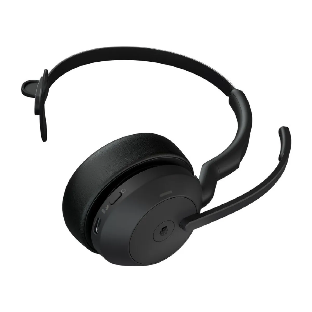 Jabra Noir Evolve2 55 Casque Sans Fil Arceau Bureau/Centre D'appels Usb Type-C Bluetooth Socle De Chargement - Neuf - Image 4