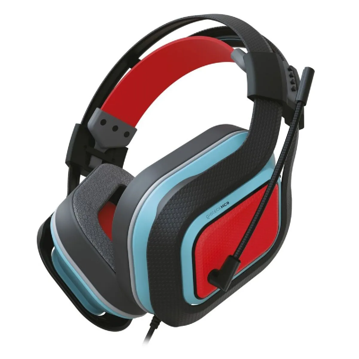 Non Communiqué Rouge Gioteck Hc9 Casque Avec Fil Arceau Jouer - Image 4