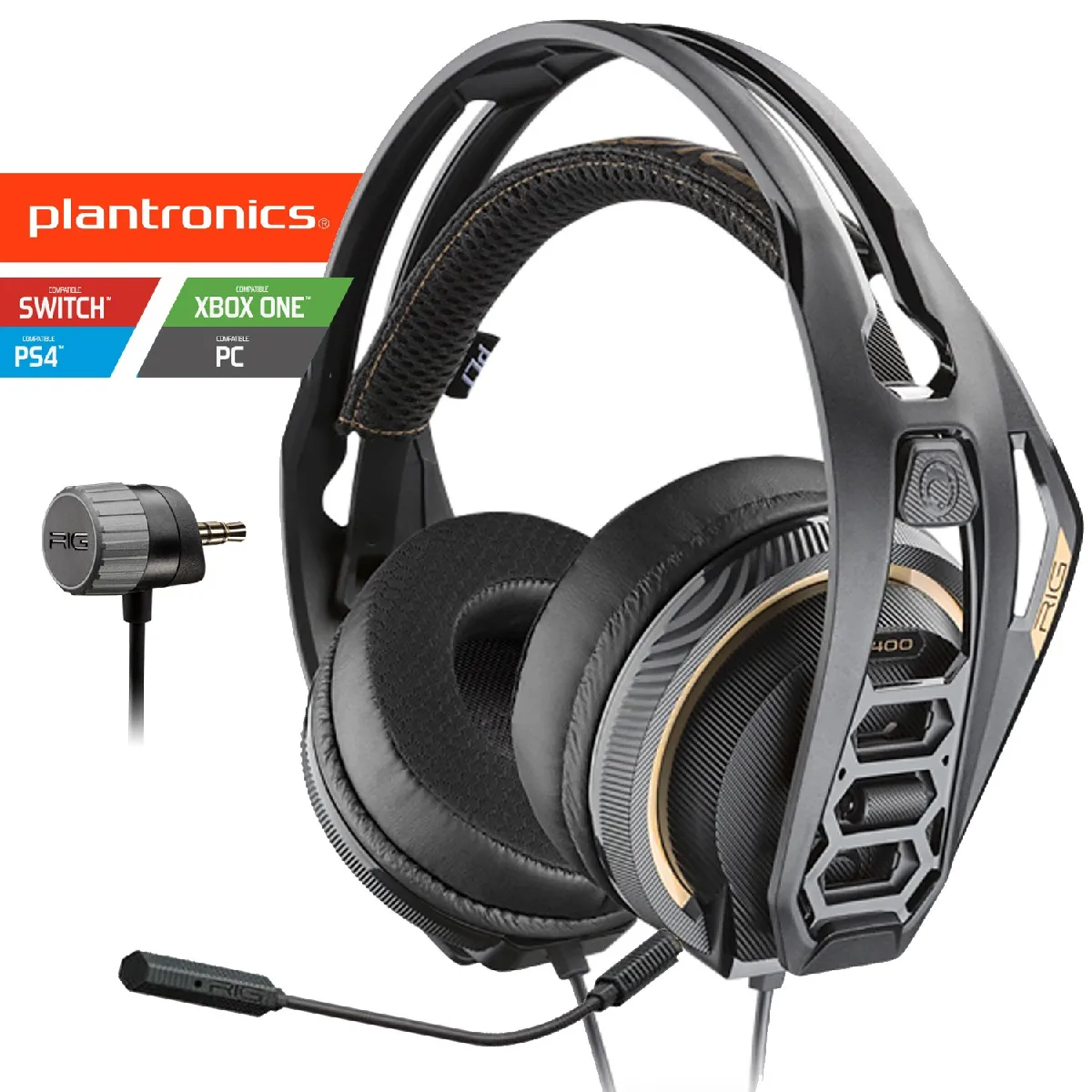 Casque plantronics rig 400 pro hc (PS4)