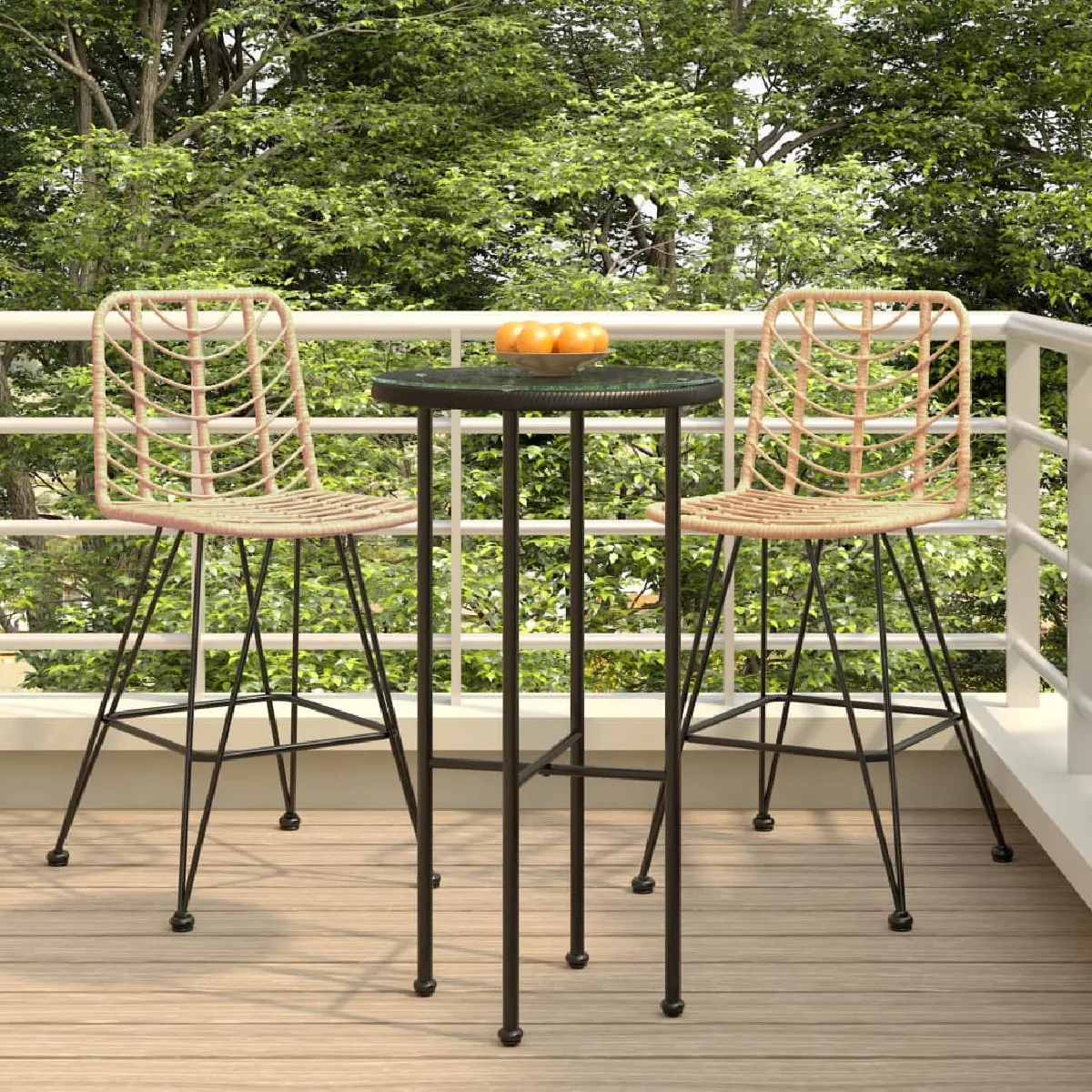 vidaXL Tabourets de bar - Lot de 2