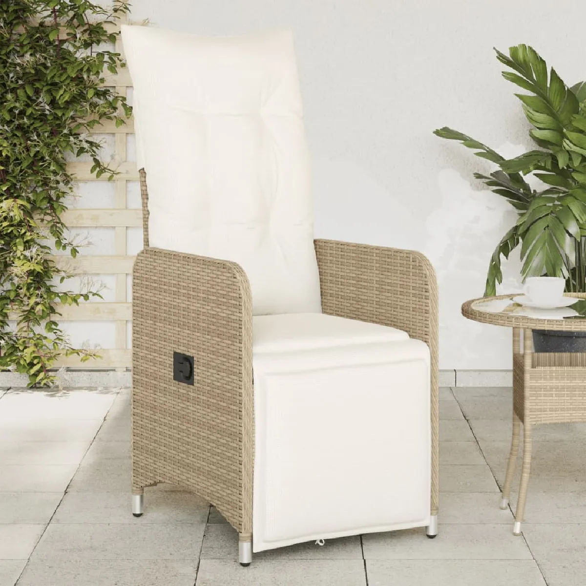 vidaXL Chaise de jardin inclinable - vue 2