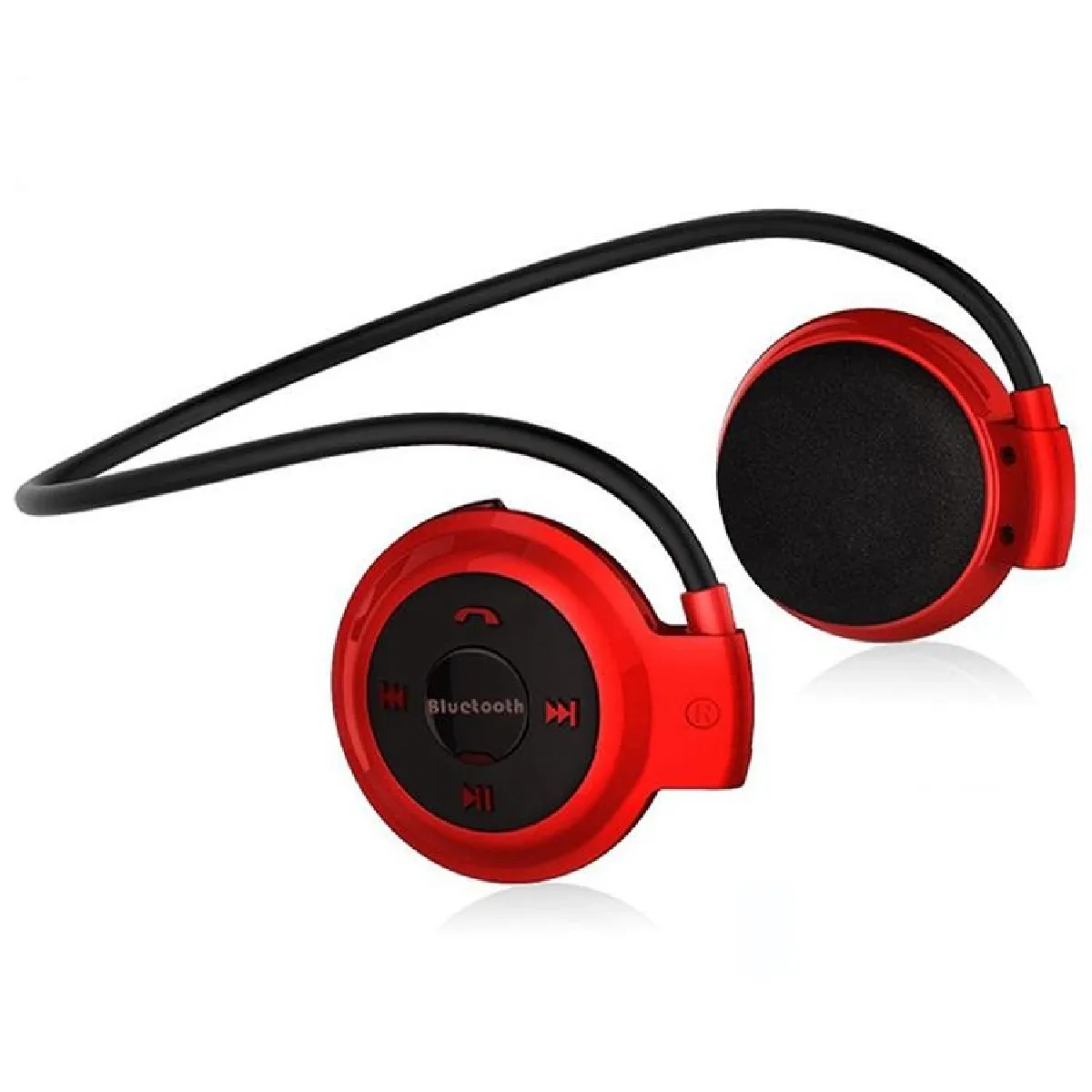Yonis Rouge Casque Bluetooth + Sd 8Go - Image 2