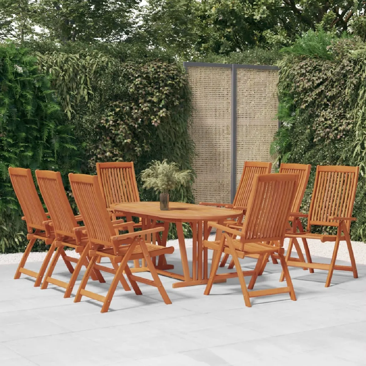 vidaXL Chaises de jardin pliables Lot de 6 Bois d'eucalyptus - vue 3