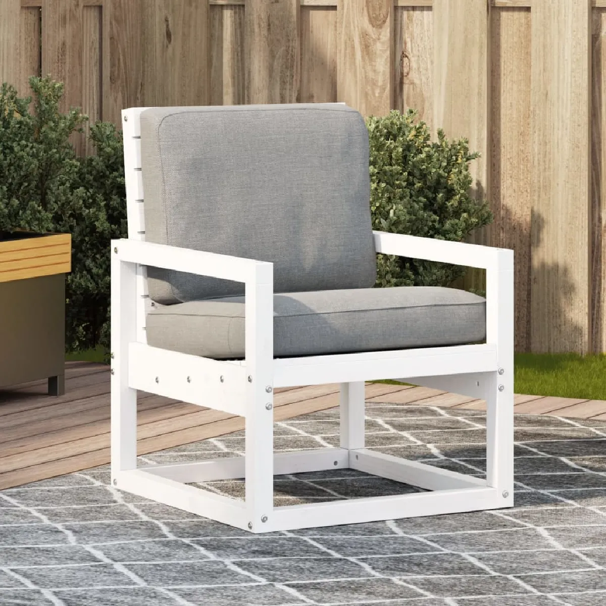 vidaXL Chaise de jardin - 57,5x63x76 cm - Bois de pin massif