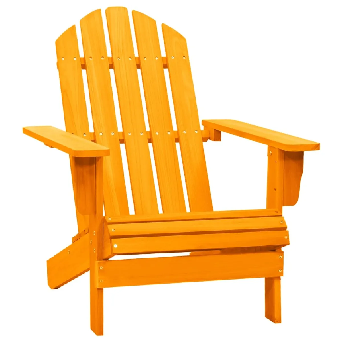 vidaXL Chaise Adirondack Sapin Massif - Orange