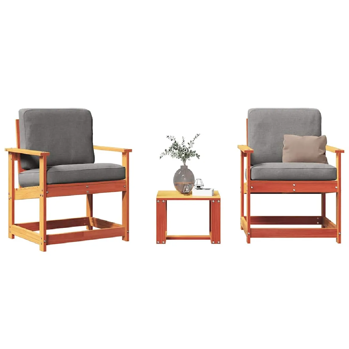 vidaXL Salon de jardin 6 pcs Cire - vue 3