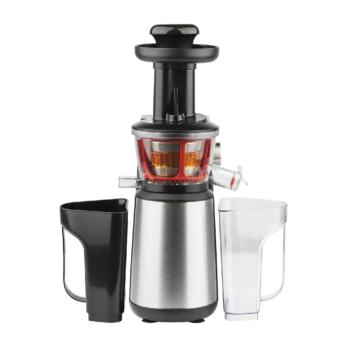 Extracteur de Jus de Fruits et Légumes vertical GSX24 H.Koenig Centrifugeuse Vitamin + sans BPA 82 mm Large Bouche 3 tamis pour jus fin ou épais et sorbet Pression douce 50 tours - vue 9