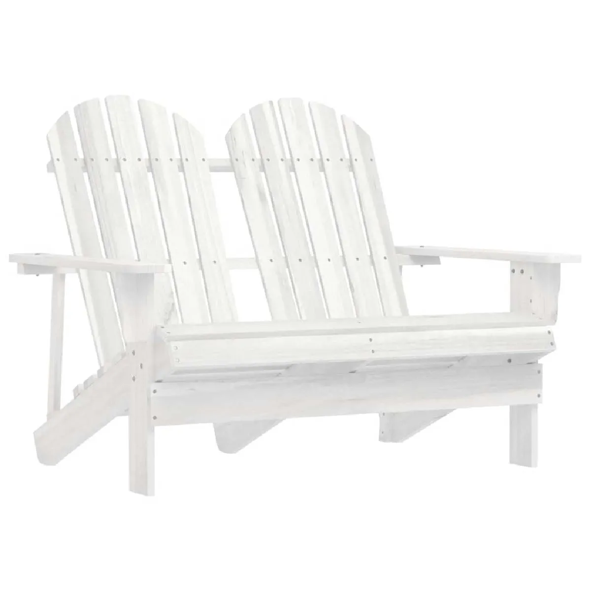 vidaXL Chaise de jardin Adirondack 2 places