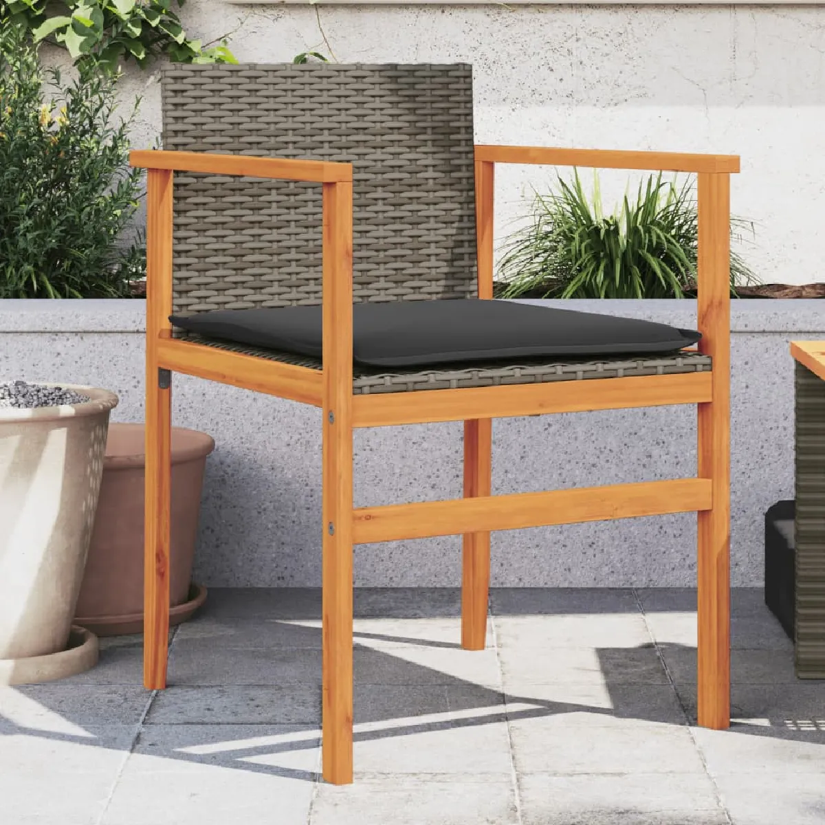 vidaXL Chaises de jardin lot de 2
