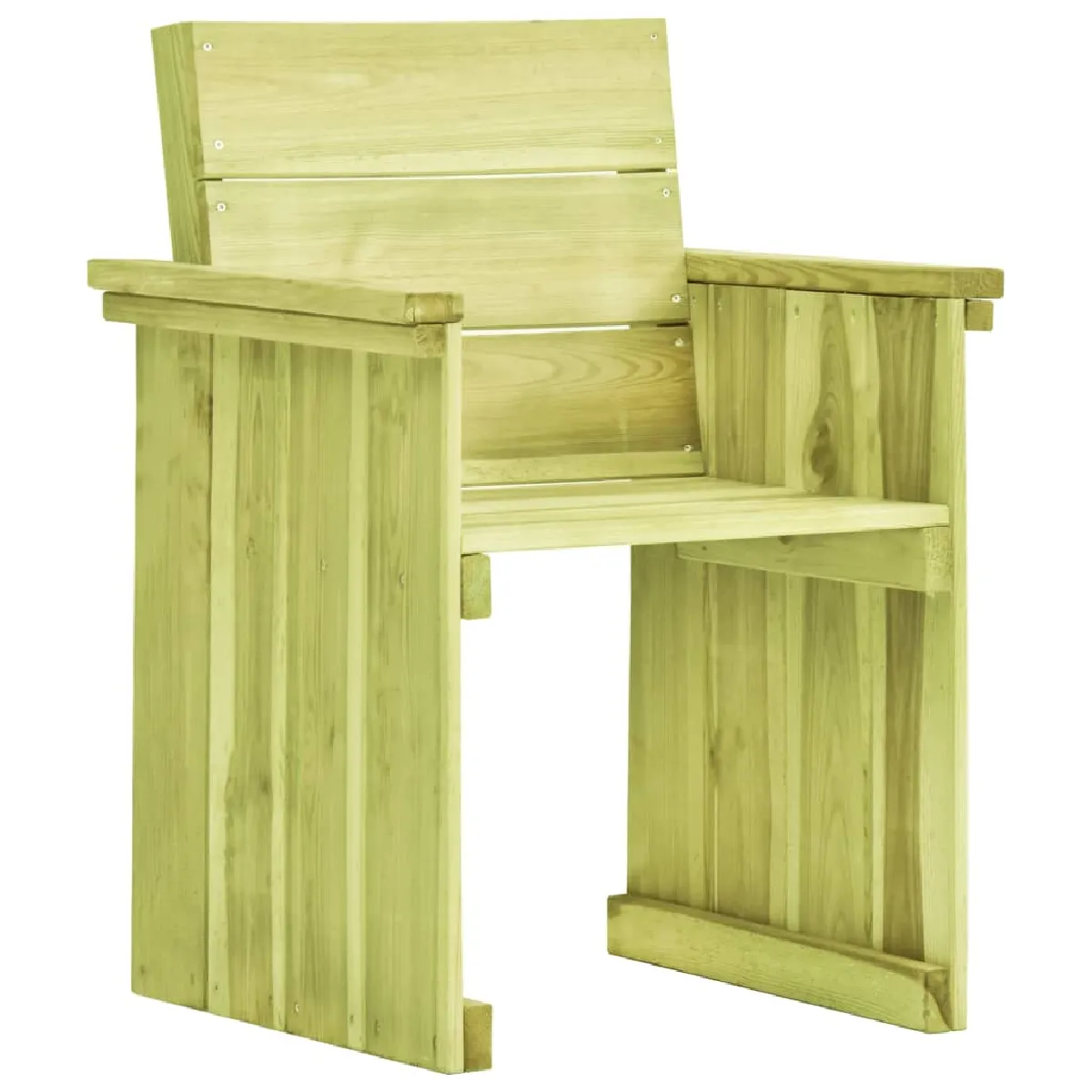 vidaXL Chaise de jardin bois de pin - vue 5