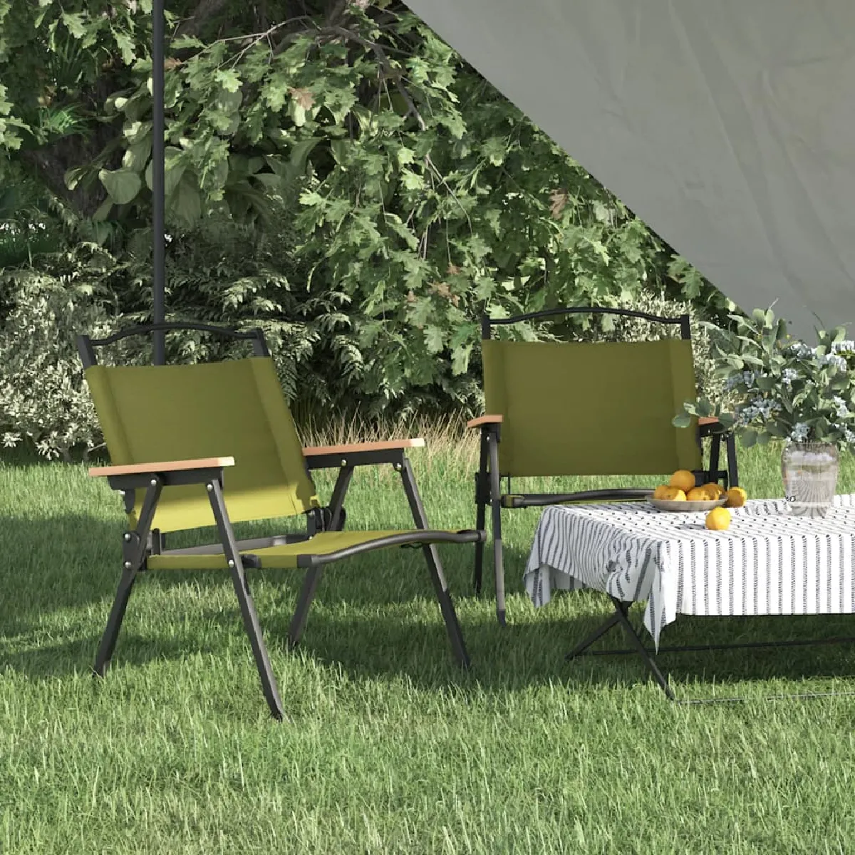 vidaXL Chaises de Camping - vue 2