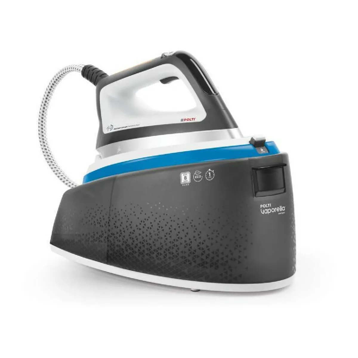 Polti Vaporella Instant VI50.40 Fer à Repasser Générateur Vapeur Technologie Brevetée Vapeur Instantanée Puissance Max Capacité 2 4 Programmes de Repassage Fonction Eco et