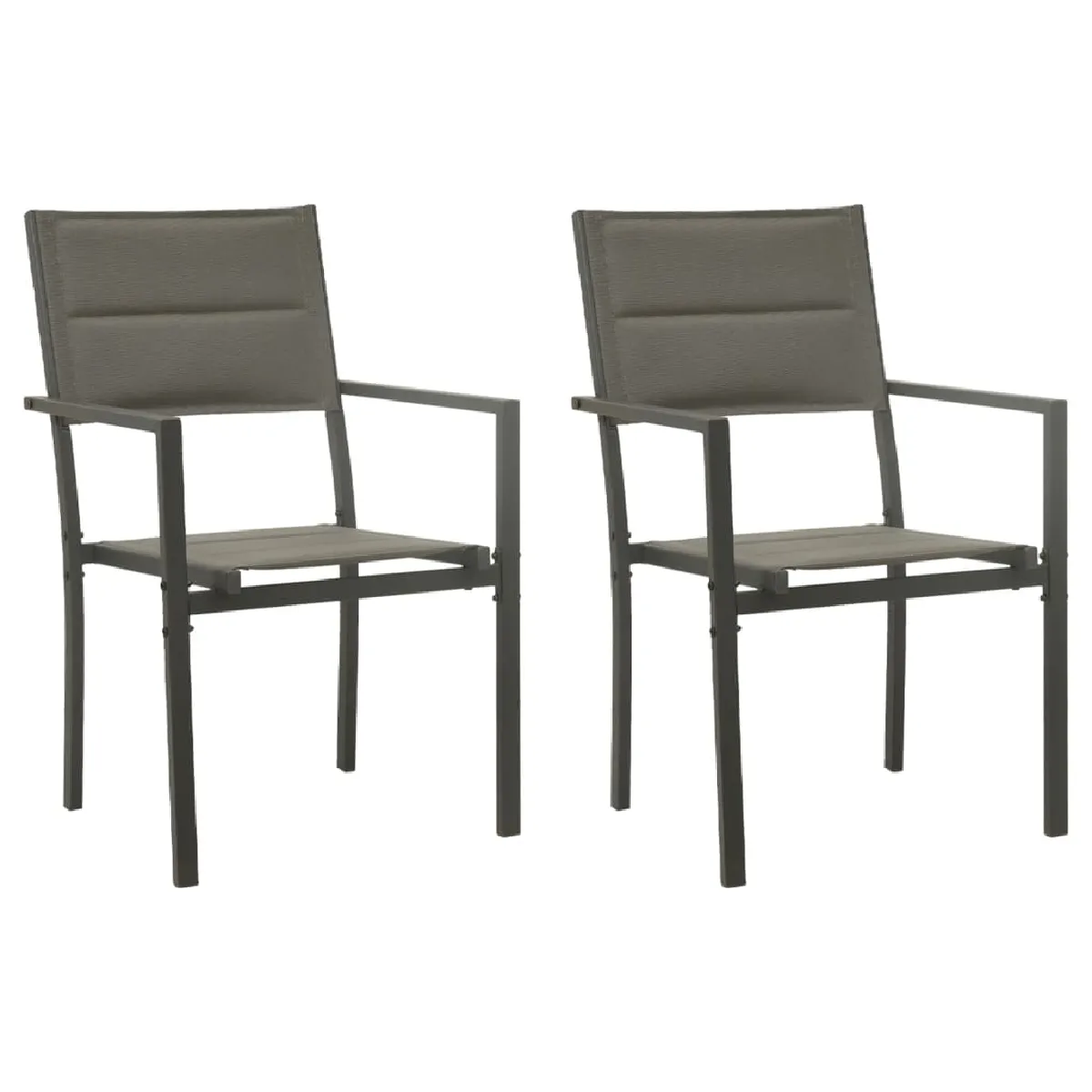 vidaXL Chaises de jardin lot de 2