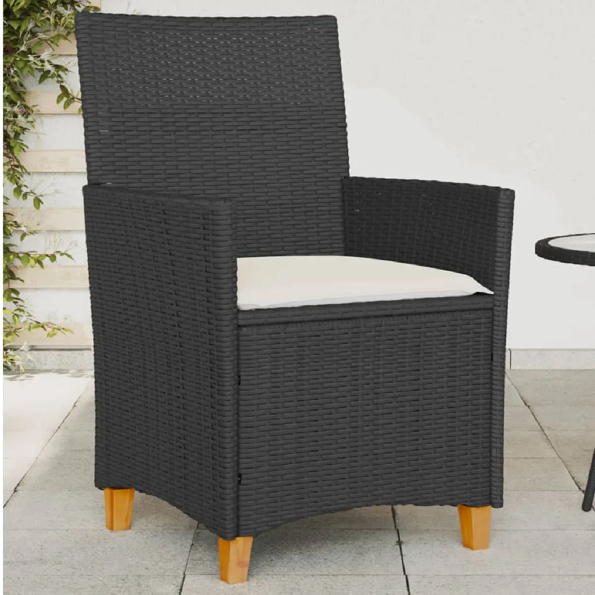 vidaXL Chaises de jardin coussins lot de 2 - vue 4
